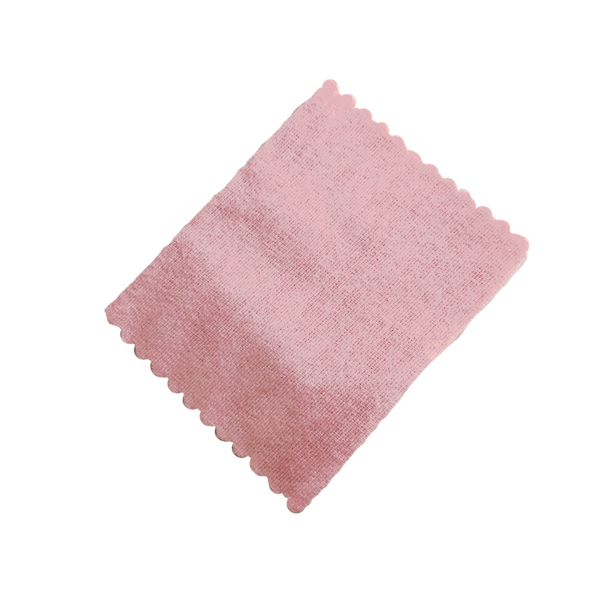 Flanela limpa pratas rosa 10x8cm