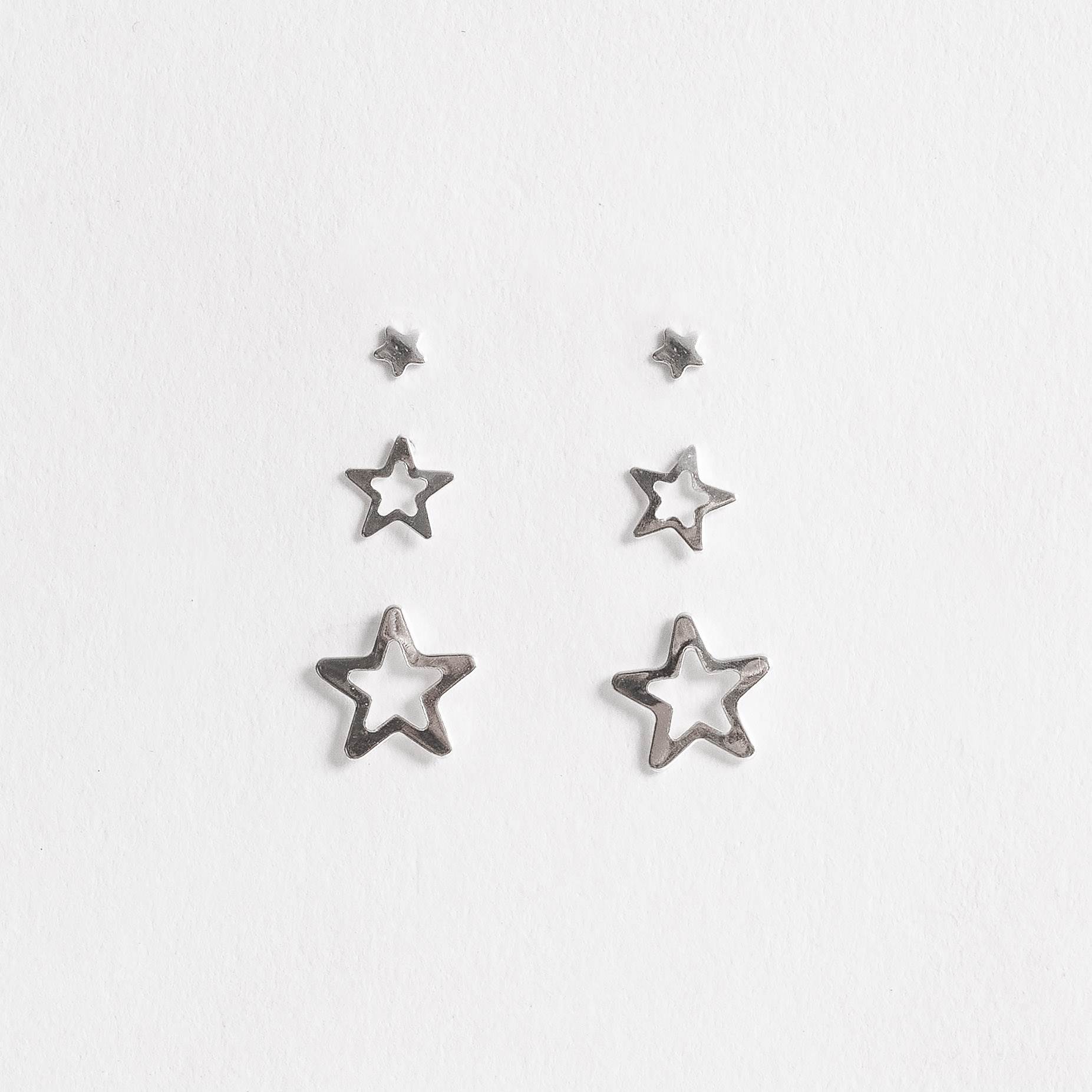 Trio estrela cheia e vazadas