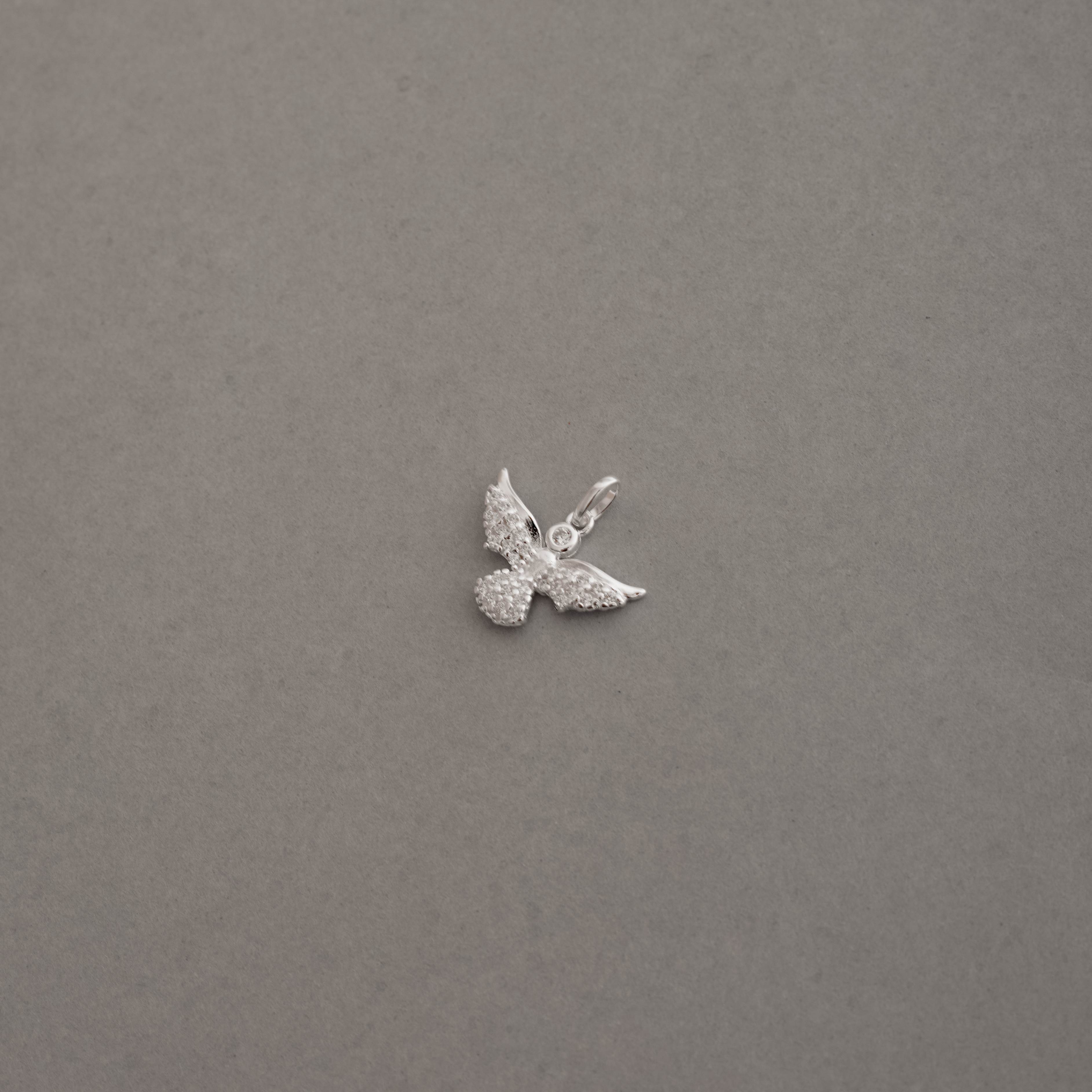 Pingente Espírito Santo cravejado 19mm