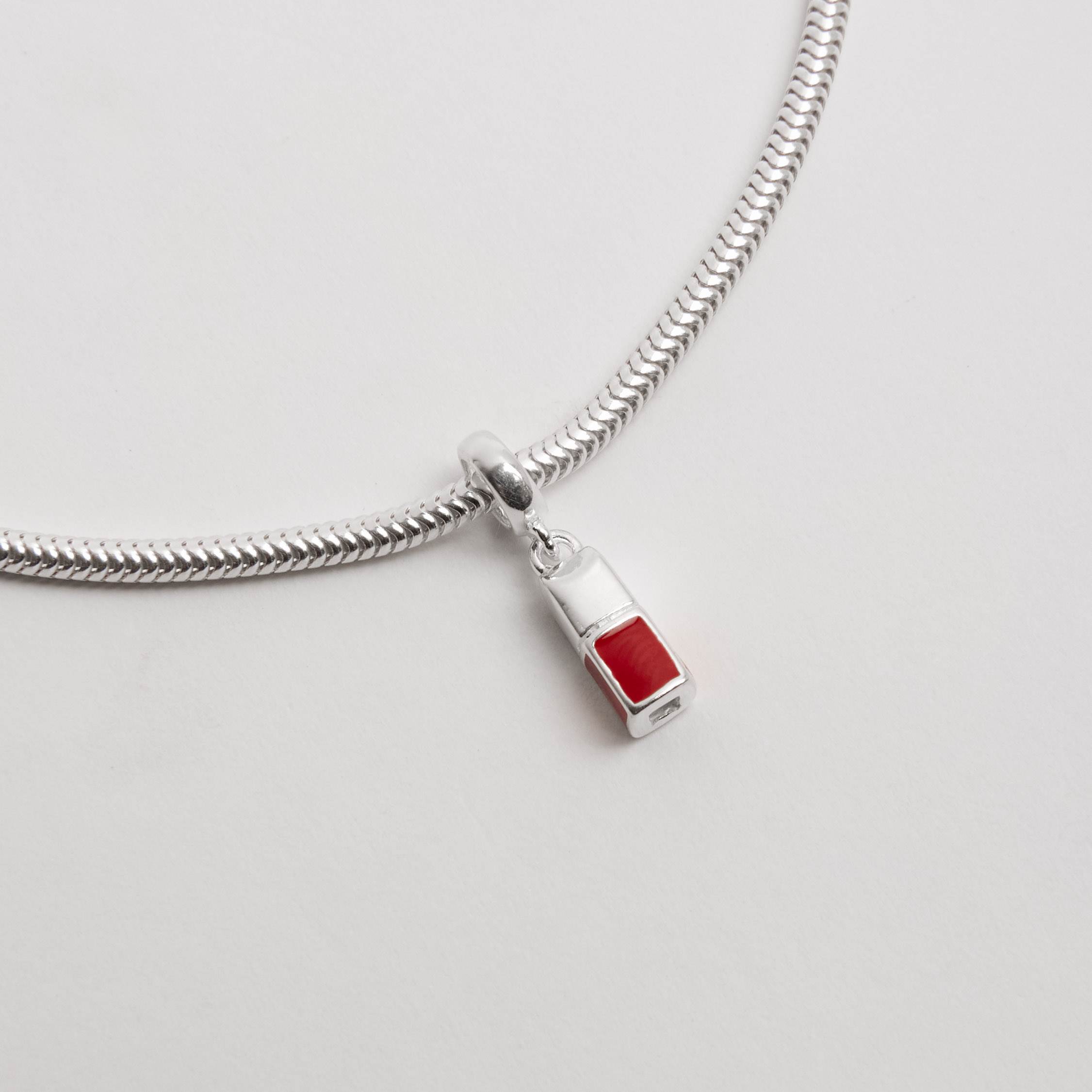Imagem Secundária Berloque pingente esmalte resina 10mm