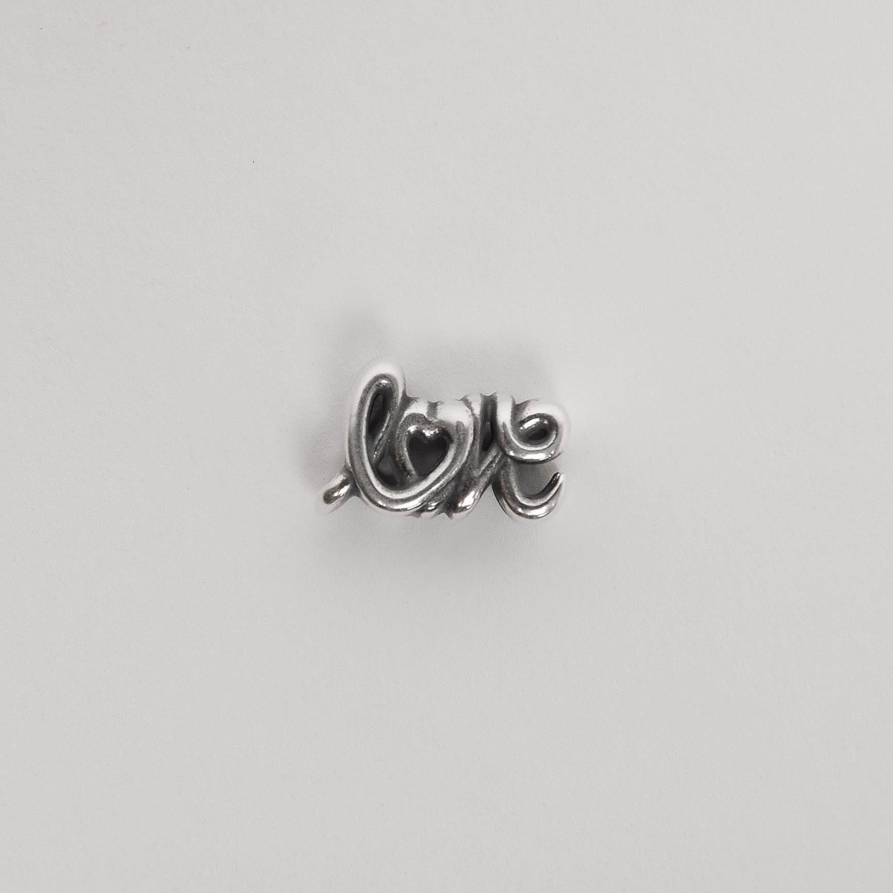 Imagem Berloque separador love 14mm envelhecido