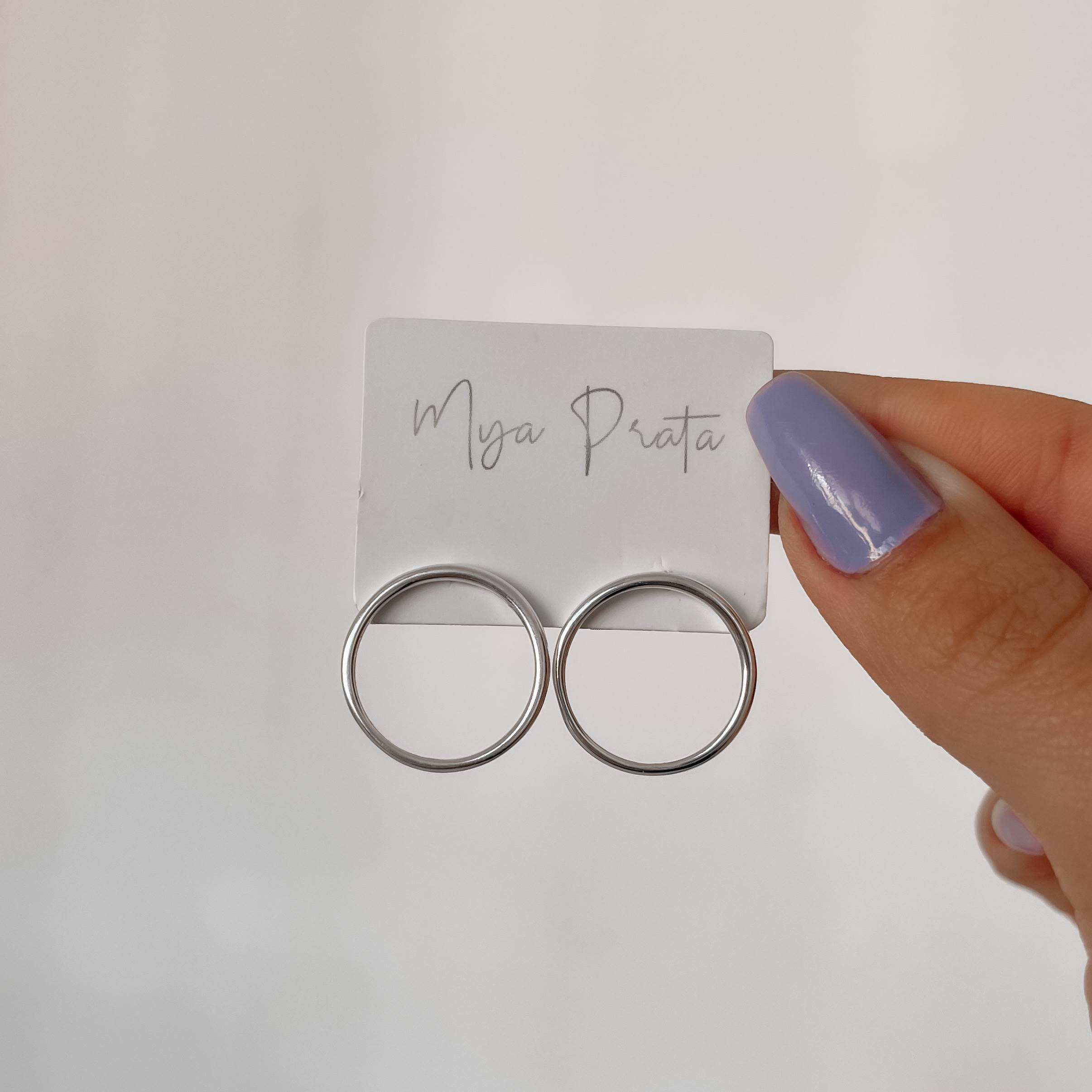 Imagem Brinco círculo vazado 20mm