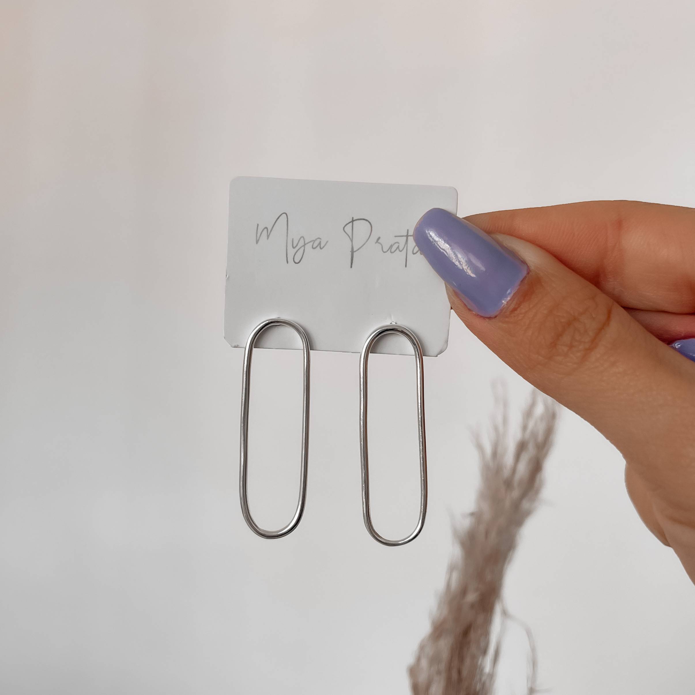 Imagem Brinco elo longo 40mm