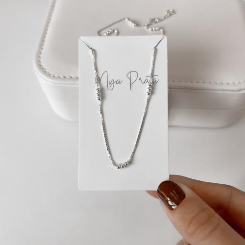 Corrente veneziana v15 com 3 bolas 2.5 40cm