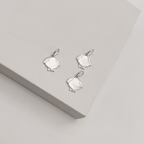 Pingente cachorro detalhe zircônia 12mm