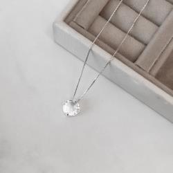 Colar zircônia cristal 10mm 45cm