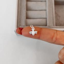 Pingente abelha detalhe zircônias 10mm