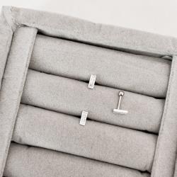 Piercing haste palito cravejado 7mm