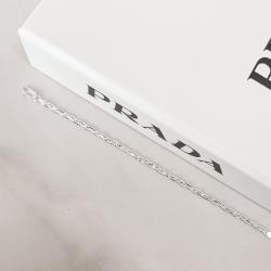 Pulseira corrente trança 3 fios riscados 18cm