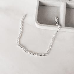 Pulseira corrente cadeado 3.3 21,5cm