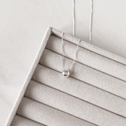 Colar bola 8mm 45cm com alongadora