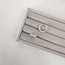 Argola redonda click 12mm cravejada