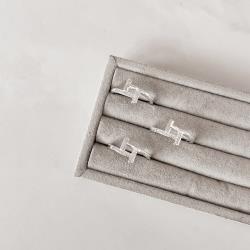 Anel 2 palitos detalhe cravejado