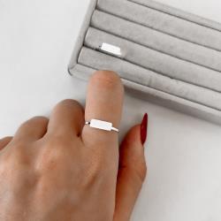 Anel detalhe placa lisa