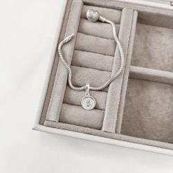 Berloque pingente medalha Arquitetura 14mm