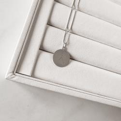 Colar pingente constelação signo câncer 45cm