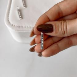 Pingente placa amor 20mm