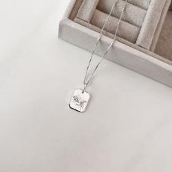 Colar pingente medalha Espírito Santo desenhado 15mm 45cm