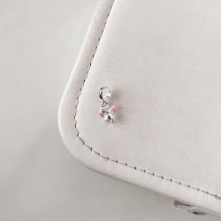 Berloque pingente roupinha escrito girl 9mm resina