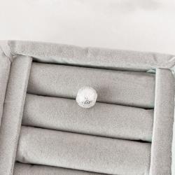 Berloque separador bola desenhada 3D 12mm