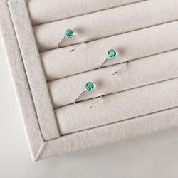 Anel bola e zircônia acqua 5mm regulável P