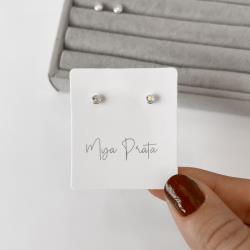 Brinco infantil zircônia 3mm furta tarraxa baby - CI