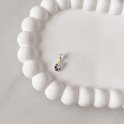 Berloque pingente paleta pintura resina 11mm