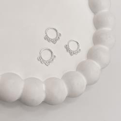 Piercing argola rendada 9mm