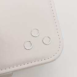 Piercing nariz argola cravejada 9mm