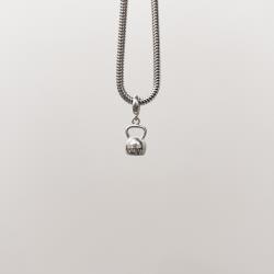 Berloque pingente kettlebell crossfit 10mm