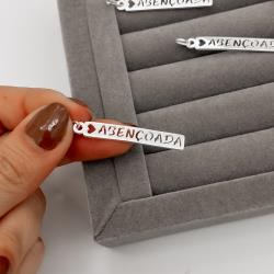 Pingente placa abençoada 35mm