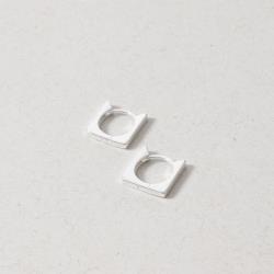 Argola click quadrada 12mm