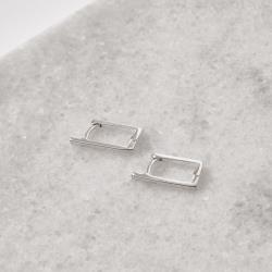 Argola click retangular 15mm 