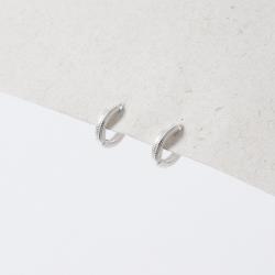 Argola click texturizada 9mm 