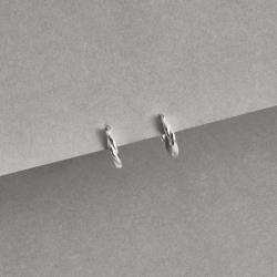 Argola click trançada 12mm 