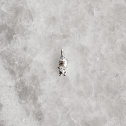 Pingente menino com zircônia coração 9mm