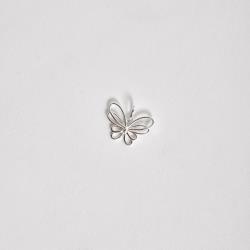 Pingente borboleta vazada 19mm