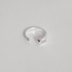 Anel zircônias oval e redonda regulável G