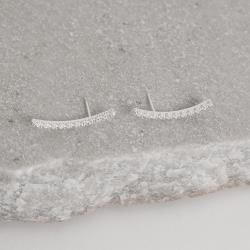 Brinco curva cravejada 27mm