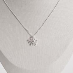 Colar palitos cravejados 14mm 45cm