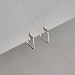 Argola retangular 29mm fio navete