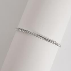 Pulseira Riviera zircônias ovais 3.9 ródio