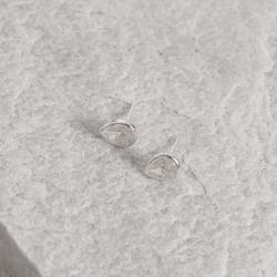 Brinco zircônia gota embutida 8mm