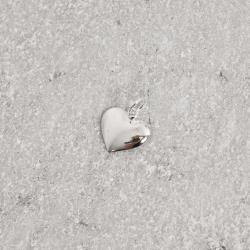Pingente coração liso 12mm