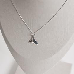 Colar pingente sereia 15mm 45cm