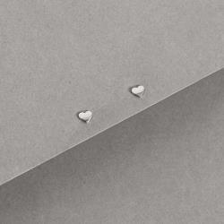 Brinco coração 3mm