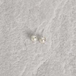 Brinco pérola 6mm garra