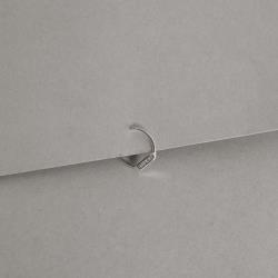 Piercing argola placa love 11mm