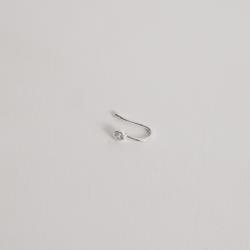 Piercing fake zircônia embutida