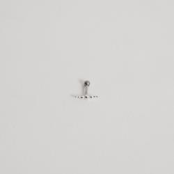 Piercing haste bolinhas 11mm